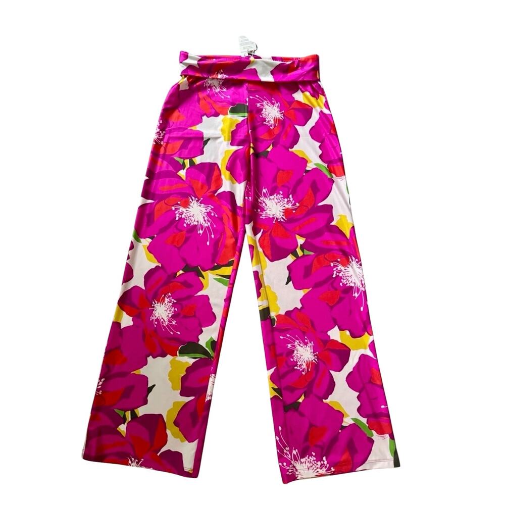 NWT! Trina Turk Floral Bloom Swim Coverup Pants - Size Medium (MSRP $162) - Picture 5 of 5